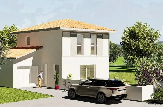 Photo maison 89&nbsp;m²<br>sur terrain 995&nbsp;m²
