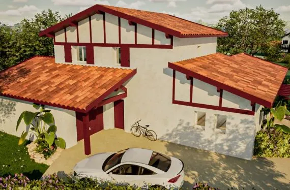 Photo maison 126&nbsp;m²<br>sur terrain 1080&nbsp;m²